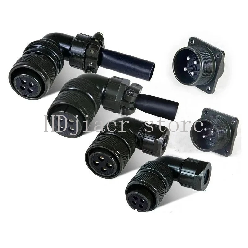 

18-10 22-22 32-17 20-4S AMP D-5 Power Connector 4 Pins Plug Socket for A06B-6114-K210 FANUC Servo Motor