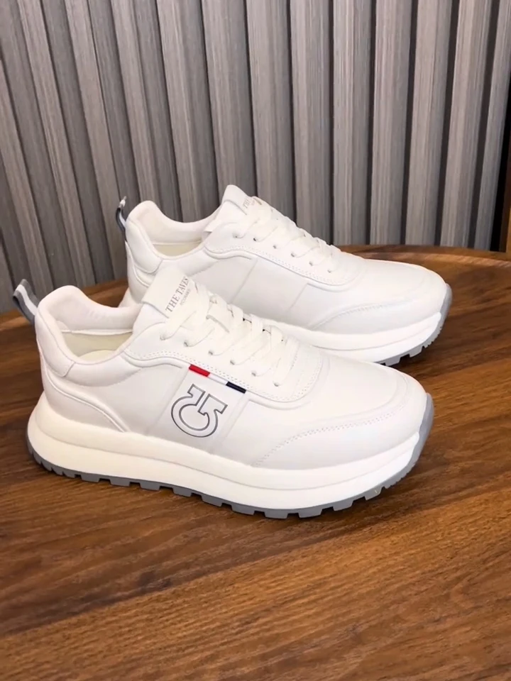 

Удобные повседневные кожаные мужские туфли: модные, универсальные, высококачественные, стильные, деловые, молодежные, трендовые, с клеевым швом