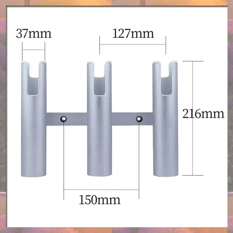 Estante de caña de pescar montado en la pared marino, estante de caña de pescar de conexión Tubular, estante de caña de pescar de yate marino, superventas
