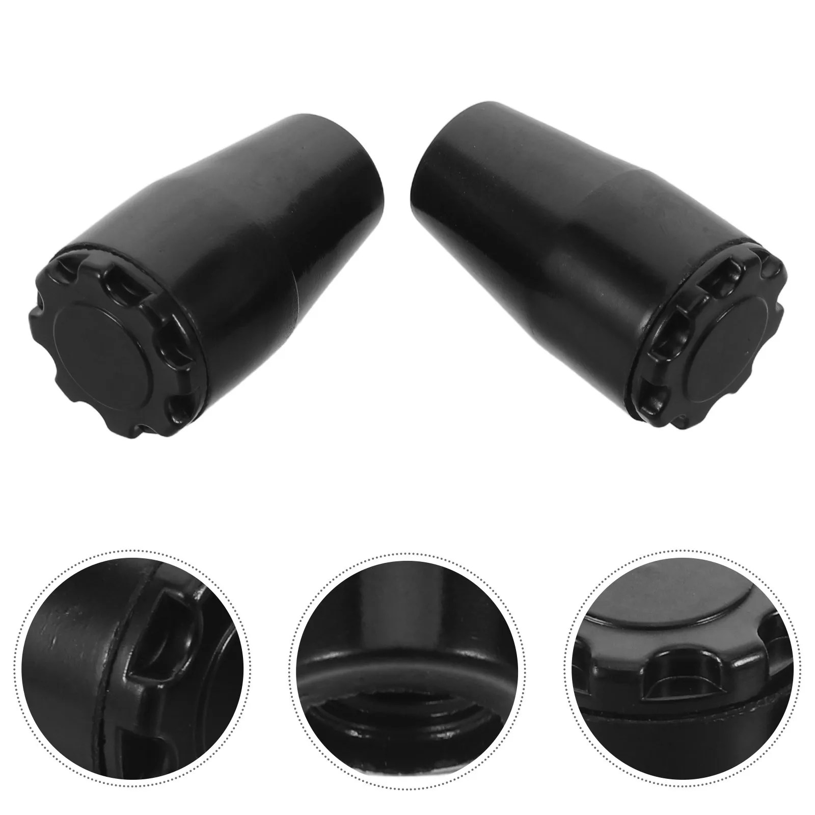

2Pcs Fireplace Door Handle Sleeves Heat Resistant Plastic Stove Handle Replacement Replacement Parts Universal Boiler Door Cover
