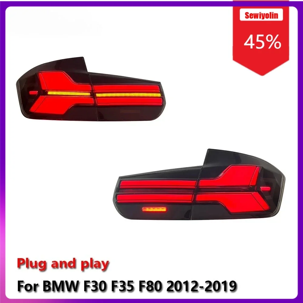 

Sewiyolin Автомобильные аксессуары Светодиодные задние фонари для BMW F30 F35 2012-2019 G05 Стиль DRL Противотуманные задние фонари прицепа Поворотный сигнал Pl
