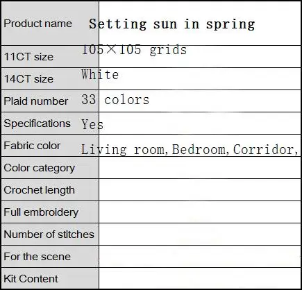 Tramonto sole in primavera kit punto croce uccello inverno neve 18ct 14ct 11ct count ricamo stampato e cucito craft nave libera