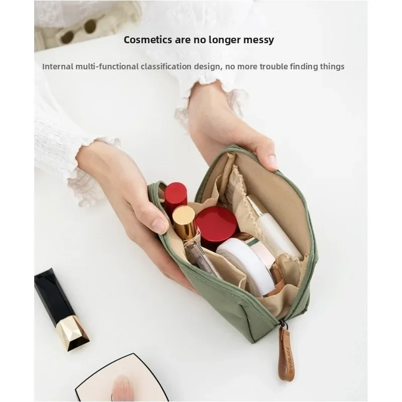 Internet Celebrity Korean Lipstick Bag Cosmetic Bag Cation Portable Mini Travel Storage Bag Clutch