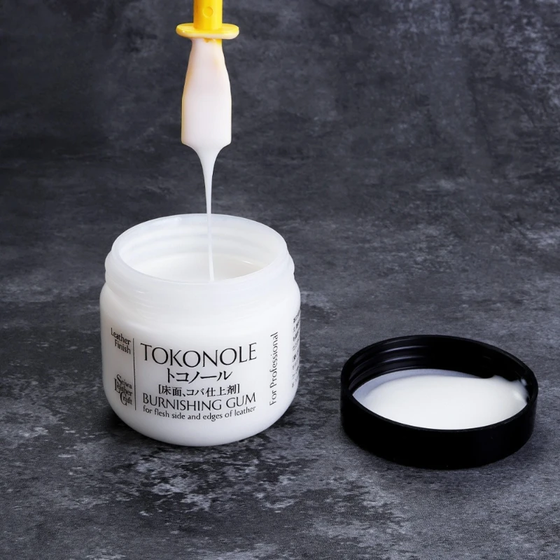 120 جرام المعلبة المصنوعة يدويا عامل معالجة الجلود الملمع ممحاة السرير الجلدية #3