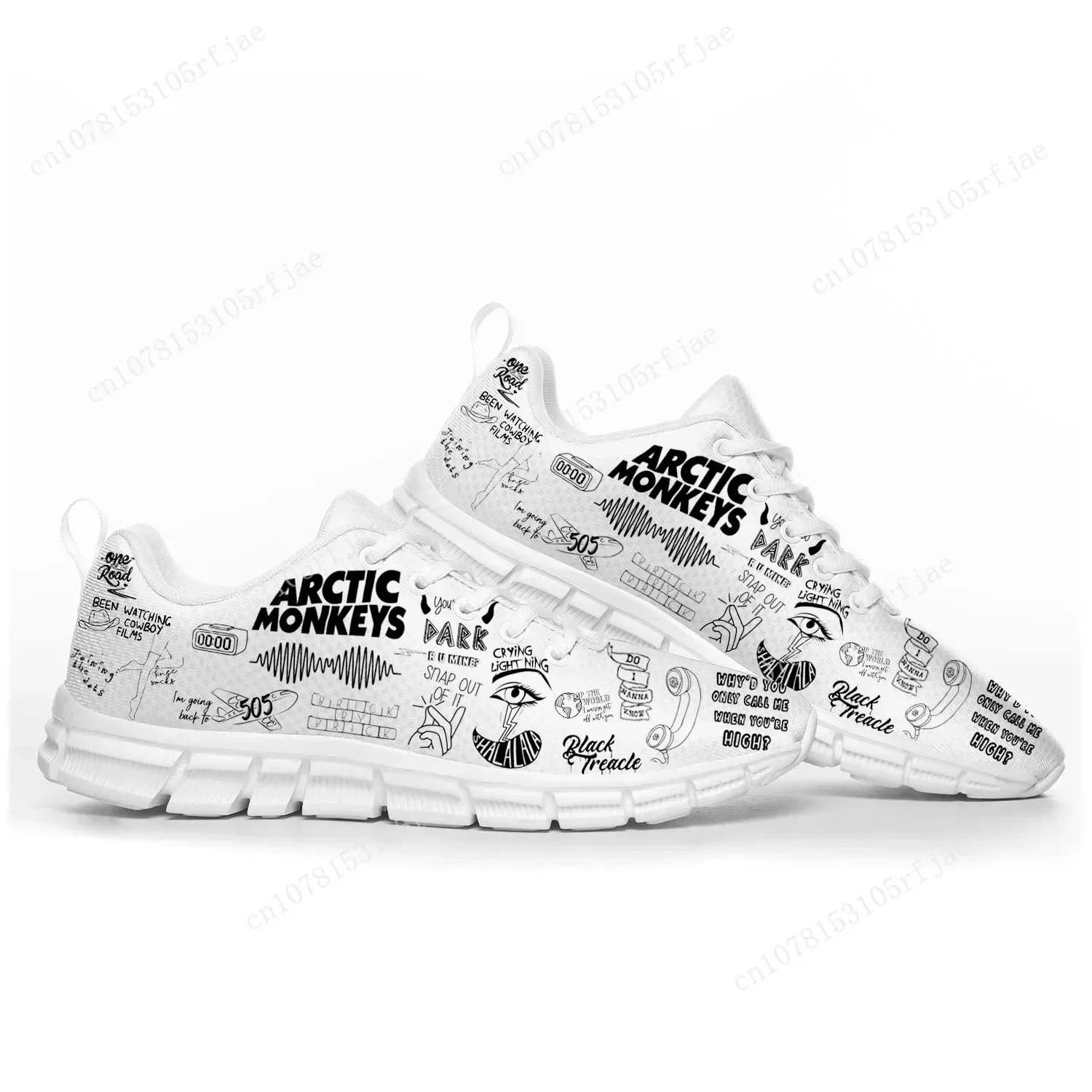 Arctic Monkeys Rock Band Pop Sports Shoes Mens Womens Teenager Sneakers Casual Custom High Quality Couple Shoes