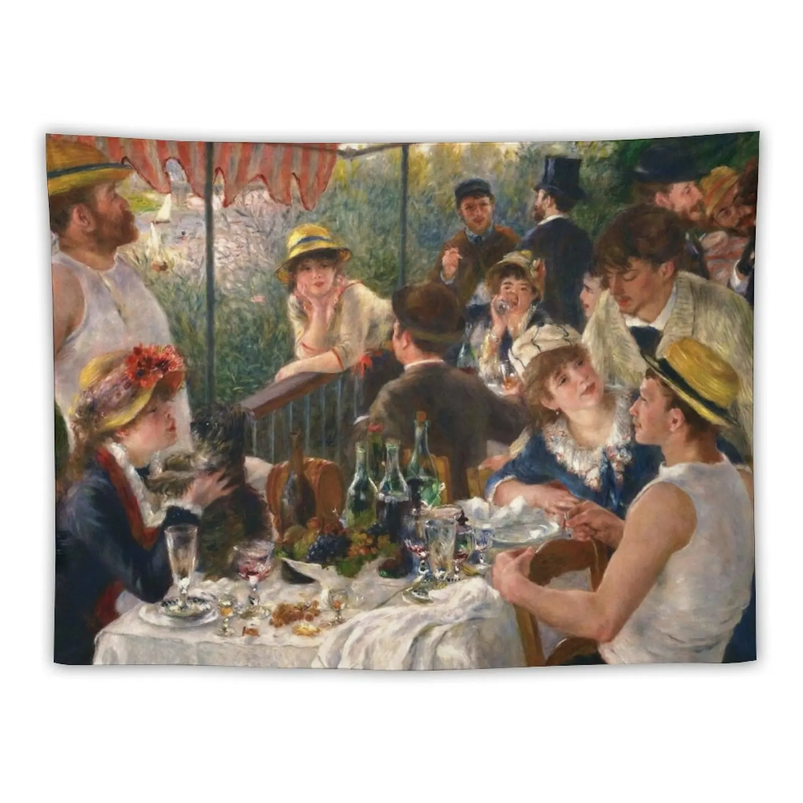 Pierre-Auguste Renoir Luncheon of the Boating Party Tapestry Wall Hangings Decoration Decoration For Rooms Tapestry