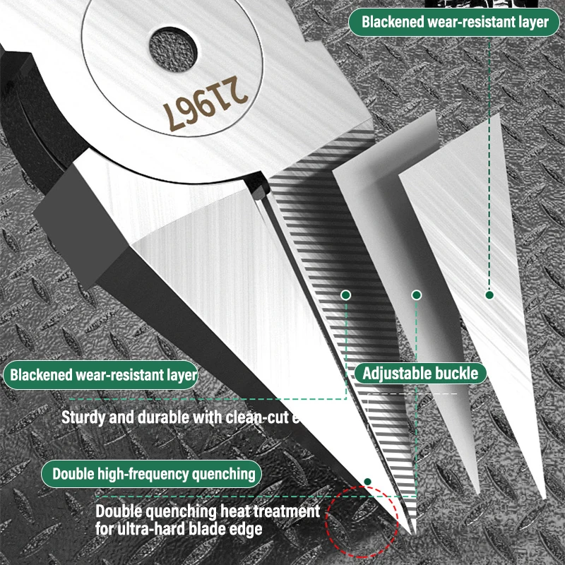 1 Stück Diagonale Drahtschneidezange mit Hoher Härte, Scherenförmiger Seitenschneider aus Stahl, Handwerkzeug für Elektriker, Werkstatt und Reparaturen – Detail 3