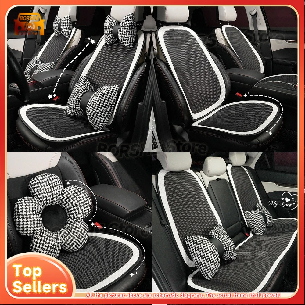 

Universal Seat CoversAll Season Simple Car Seat Cushion with Premium Look Comfortable Non Slip Car Seat Cover Popular Interior