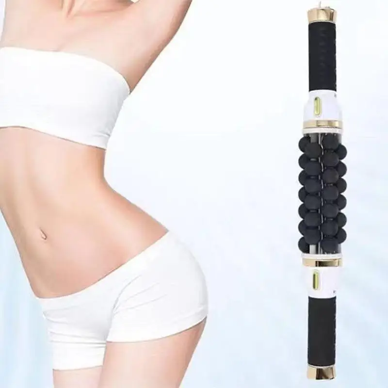 40 واط الكهربائية الأسطوانة آلة تدليك الكرة الاهتزاز الخرز لتصريف الليمفاوية مكافحة السيلوليت الجسم الكنتوري العضلات الاسترخاء