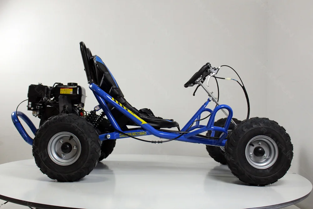 Air-cooled 4 Stroke Outdoor Racing Buggy 196CC Pull Starting Grassland Drifting Petrol Go-kart