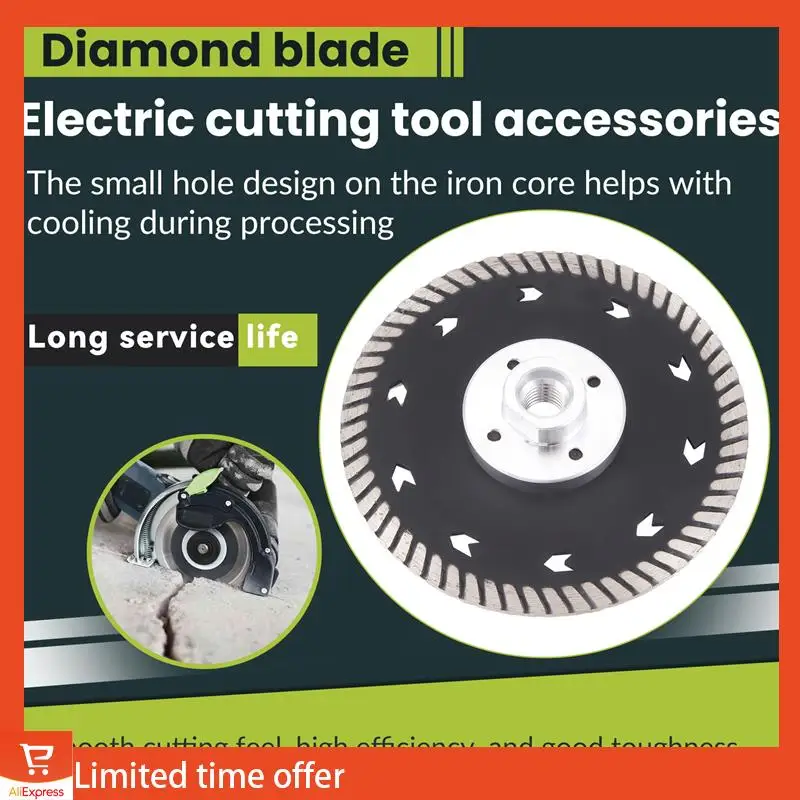 

Fresh 125 X 2.8Mm M14 Double-Sided Diamond Saw Blade Grinding Slice Sharp Type With Flange