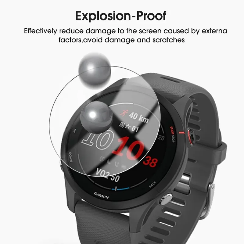 Tempered Glass Film for Watch Garmin Forerunner 55 45 165 245 255 255S 235 955 945 935 735 645 Screen Protector Film Foil