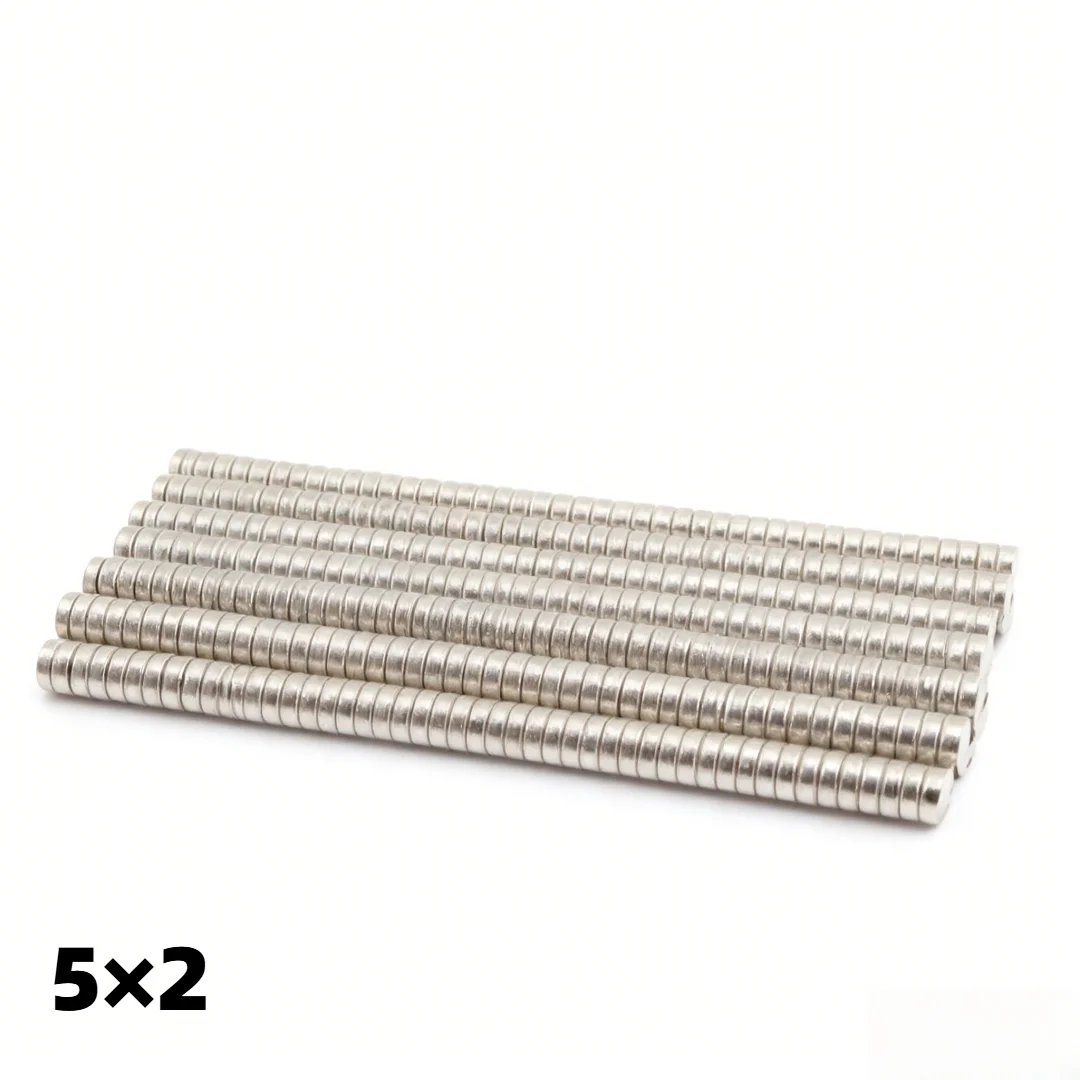5x2mm Super Strong Magnet N35 Round Magnetic NdFeB Neodymium Magnet Powerful Disc imanes Refrigerator Magnets