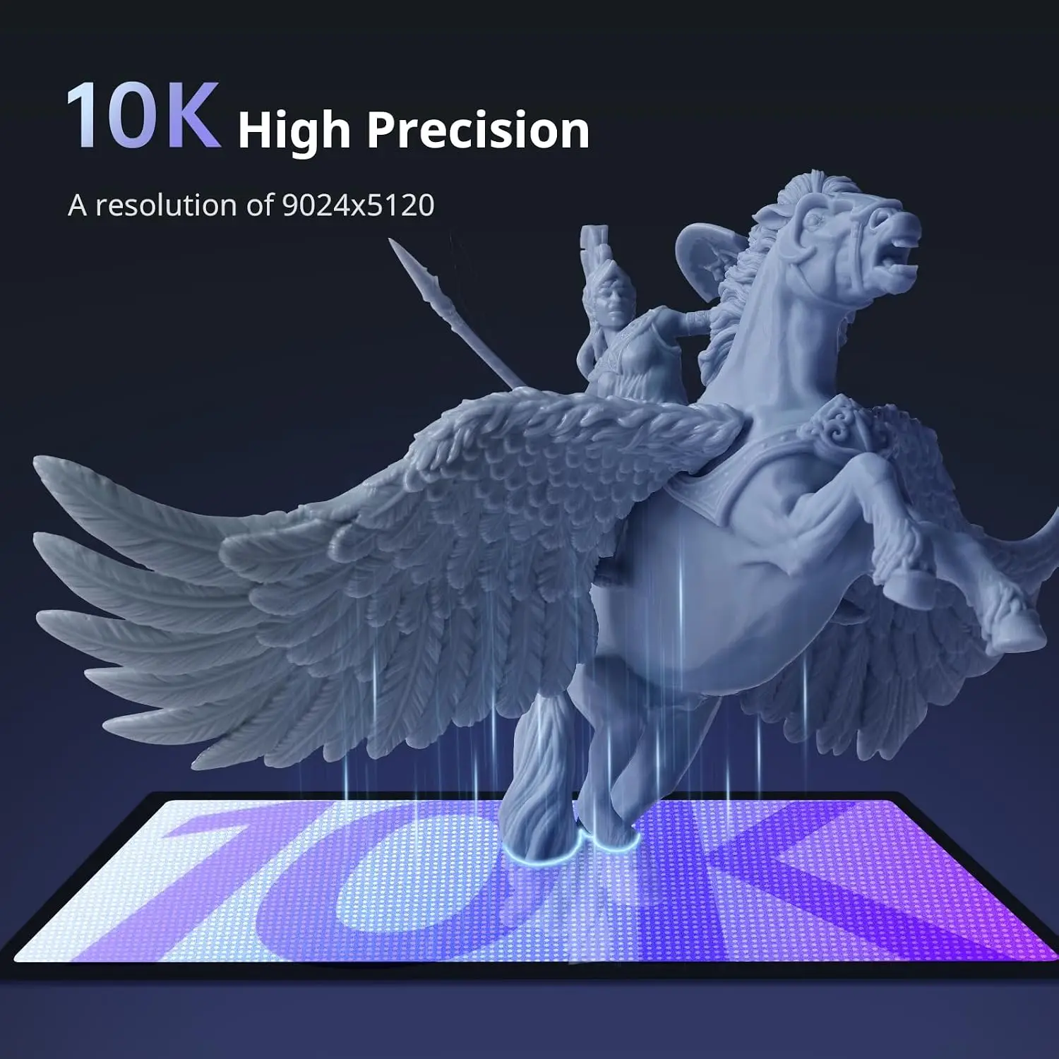 10K Resin 3D Printer Photon Mono 4 LCD 3D Printer 7inch Mono Screen Upgraded LighTurbo Matrix Printing Platform Printing Size