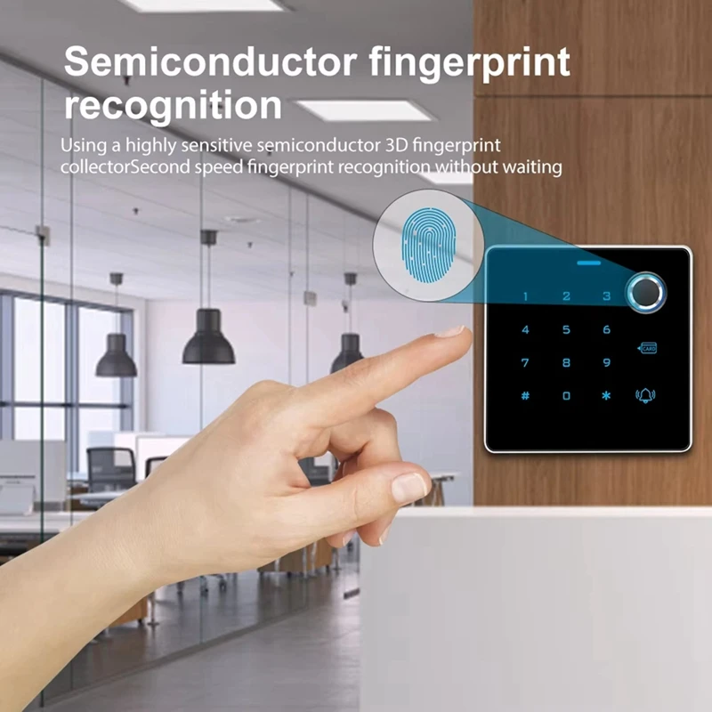 RFID Card Proximity Card Access Control Keypad Fingerprint Reader Waterproof For Hotel Office Factory Apartment