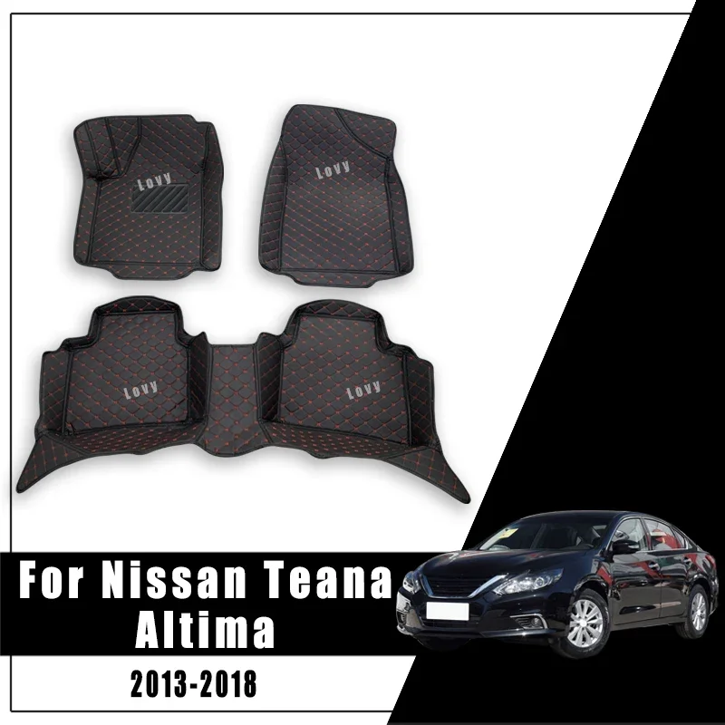 

Car Floor Mats Trunk Carpets For Nissan Teana Altima L33 2018 2017 2016 2015 2014 2013 Foot Pads Interior Styling Accessories