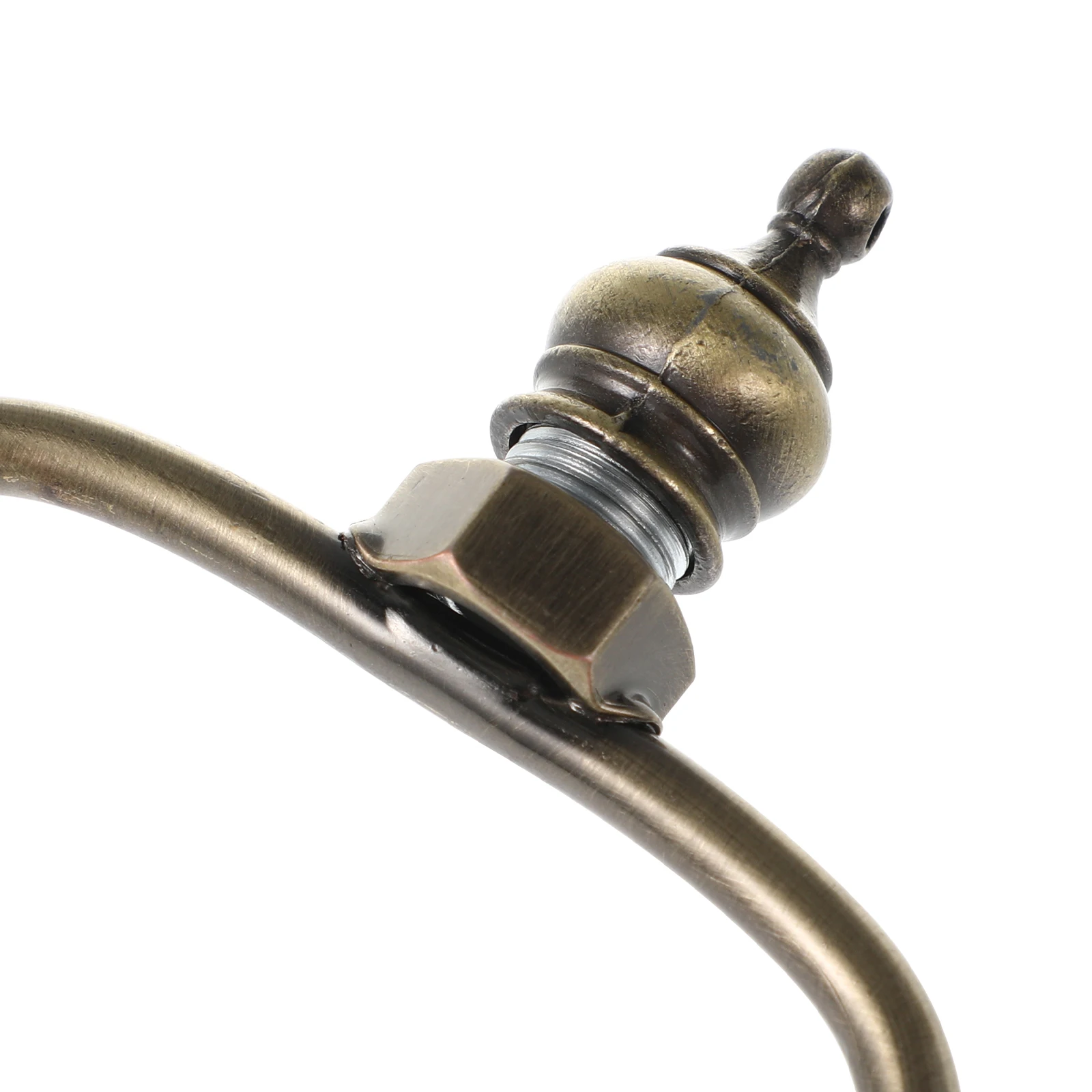 

Horn Bracket Lampshade Holder Harp Bronze Converter for Saddle Base Mounting Accessories Desk Table Shades Holders Frame