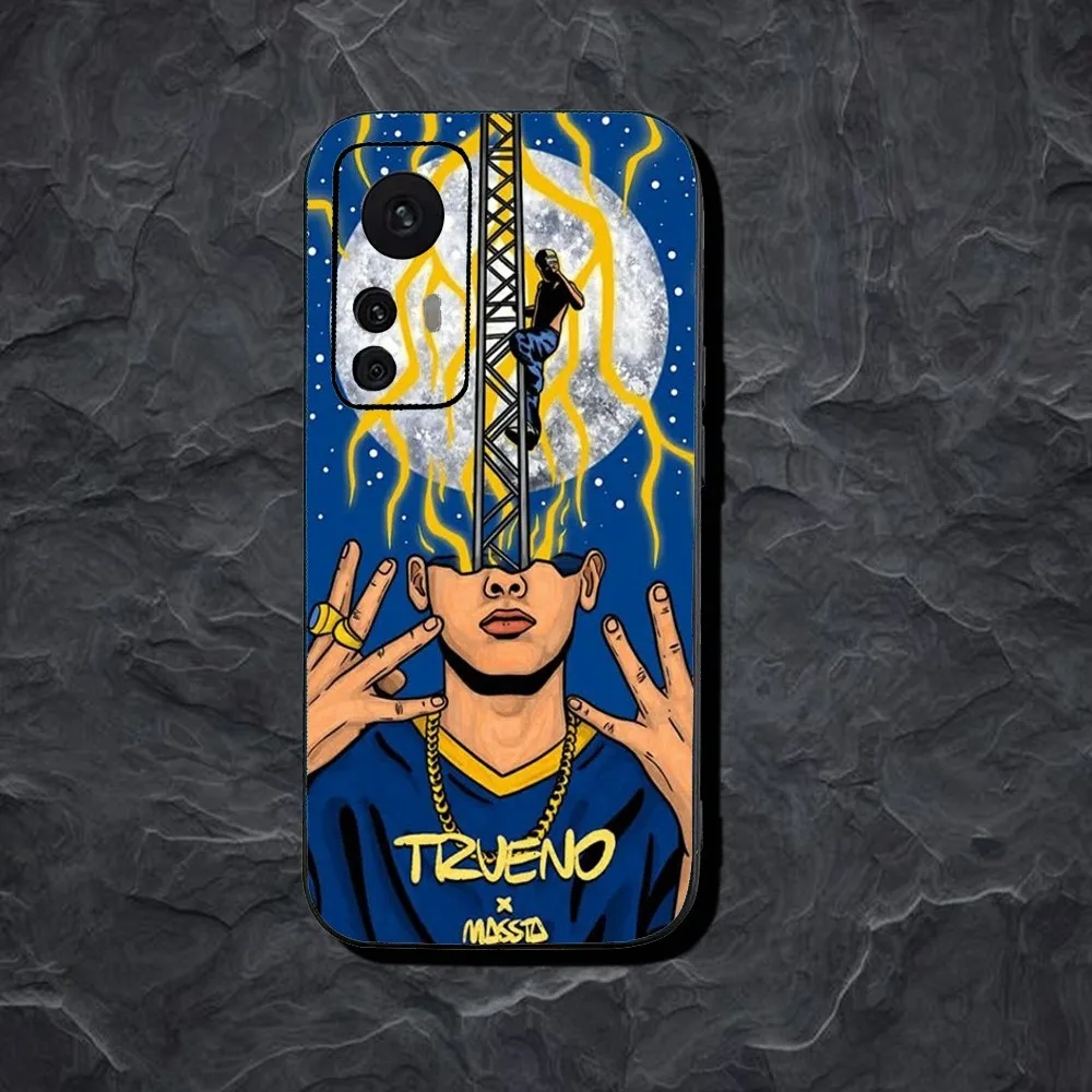 Trueno Fell Me Rapper Phone Case For Xiaomi 11 Redmi Note 11 5G 8T 9A 9 10T Note8Pro Note9 12SUltra Black Case