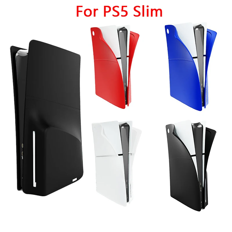 For PS5 Slim Console UHD Version Silicone Protective Sleeve Waterproof Dustproof Silicone Protective Cover For PS5slim Host