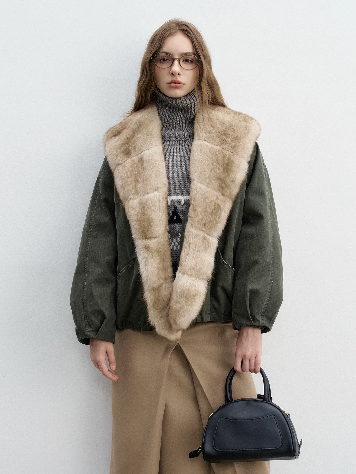 

Женская парка Man Mona с меховым воротником, на 90% белом гусином пуху, теплая, пушистая, свободного кроя, в корейском стиле