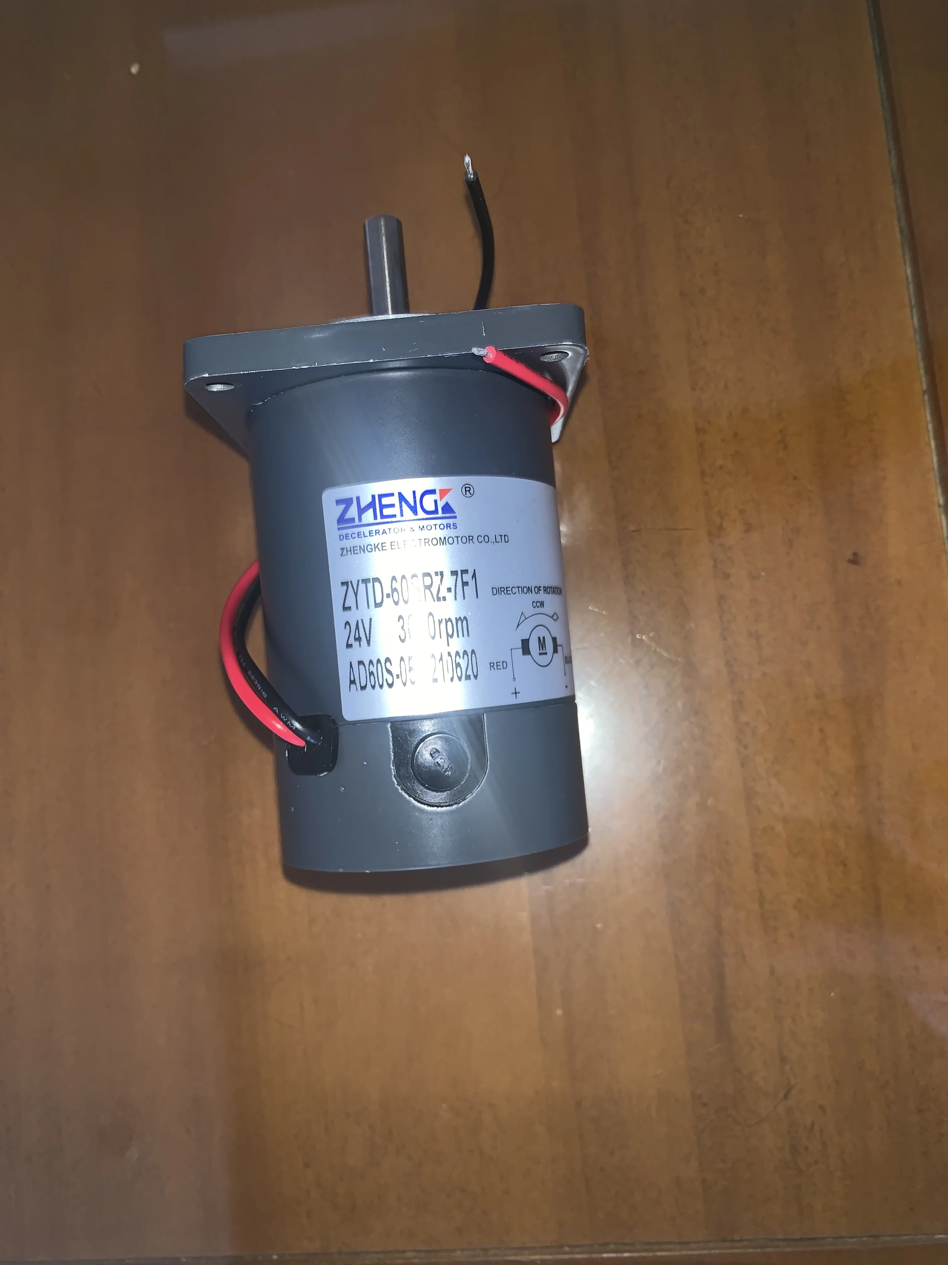 

Motor permanent magnet dc motor zytd-60srz-7f1 24V