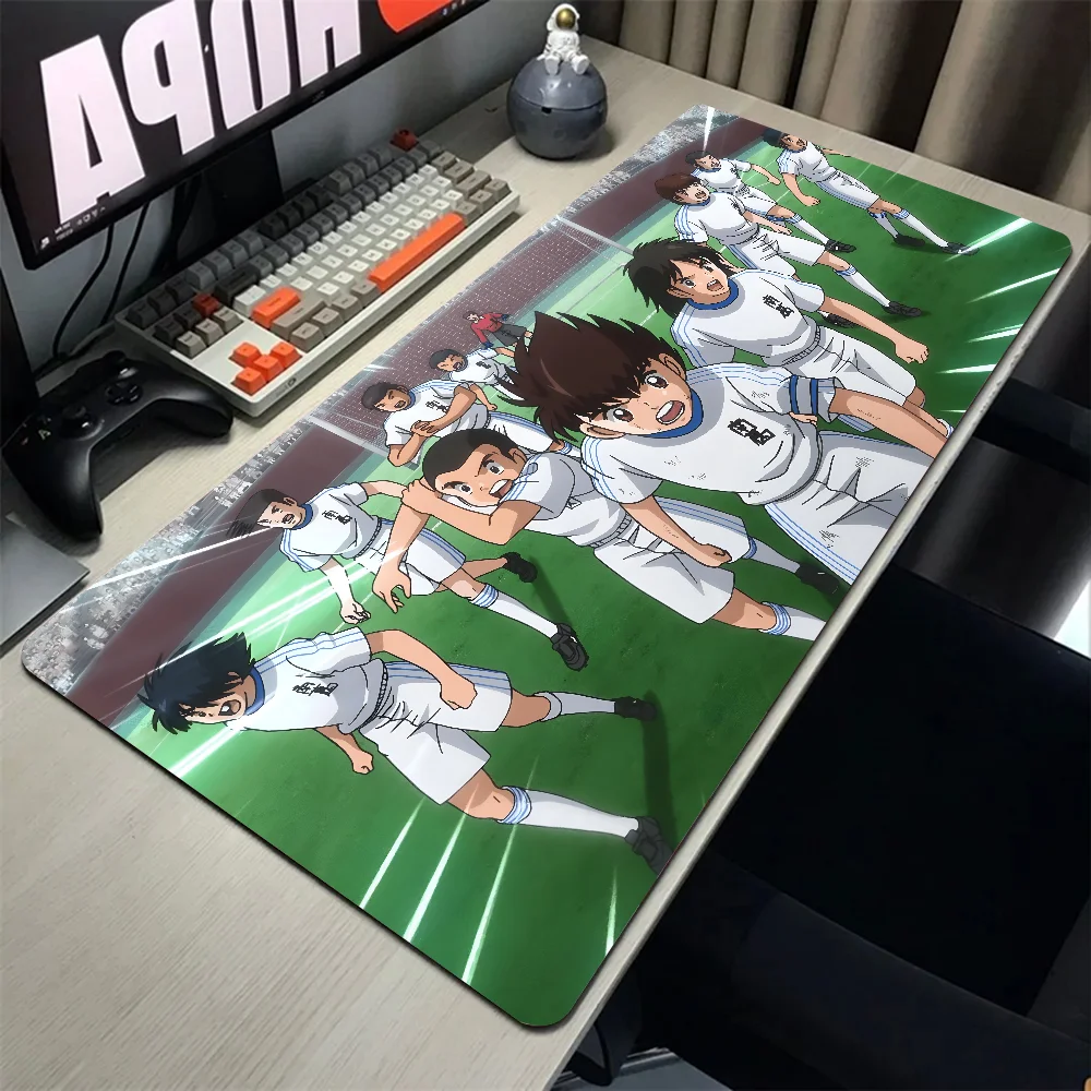 Anime C Captain Tsubasa Mousepad Mouse Mat With Pad gaming accessories Prime Gaming XXL Keyboard Pad Stitch Padding Mat