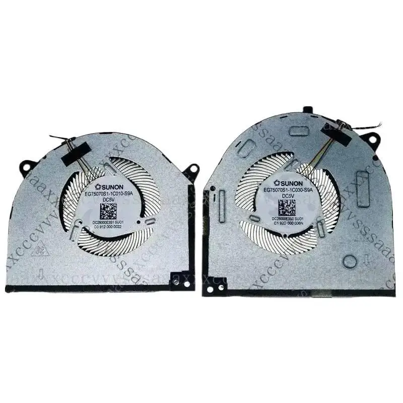 

Замена вентилятора охлаждения процессора и графического процессора для Y540-15IRH 81SX Y7000-2019 81NS DC5V 0,5A GTX1660Ti 5F10S13886