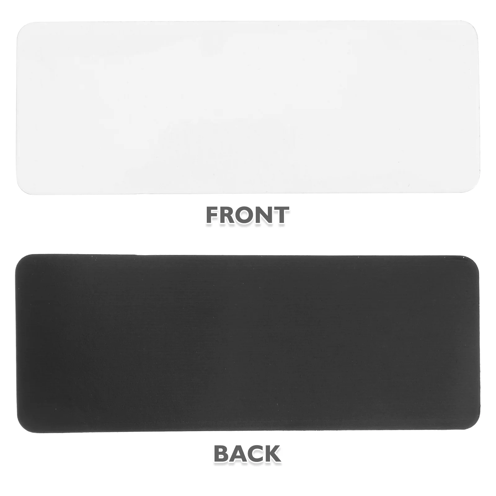 50 قطعة تسميات المسح الجاف المغناطيسي قابلة لإعادة الاستخدام للكتابة مغناطيس للفصول الدراسية مكتب السبورة الثلاجة المنظم الجاف محو اسم العلامات #5