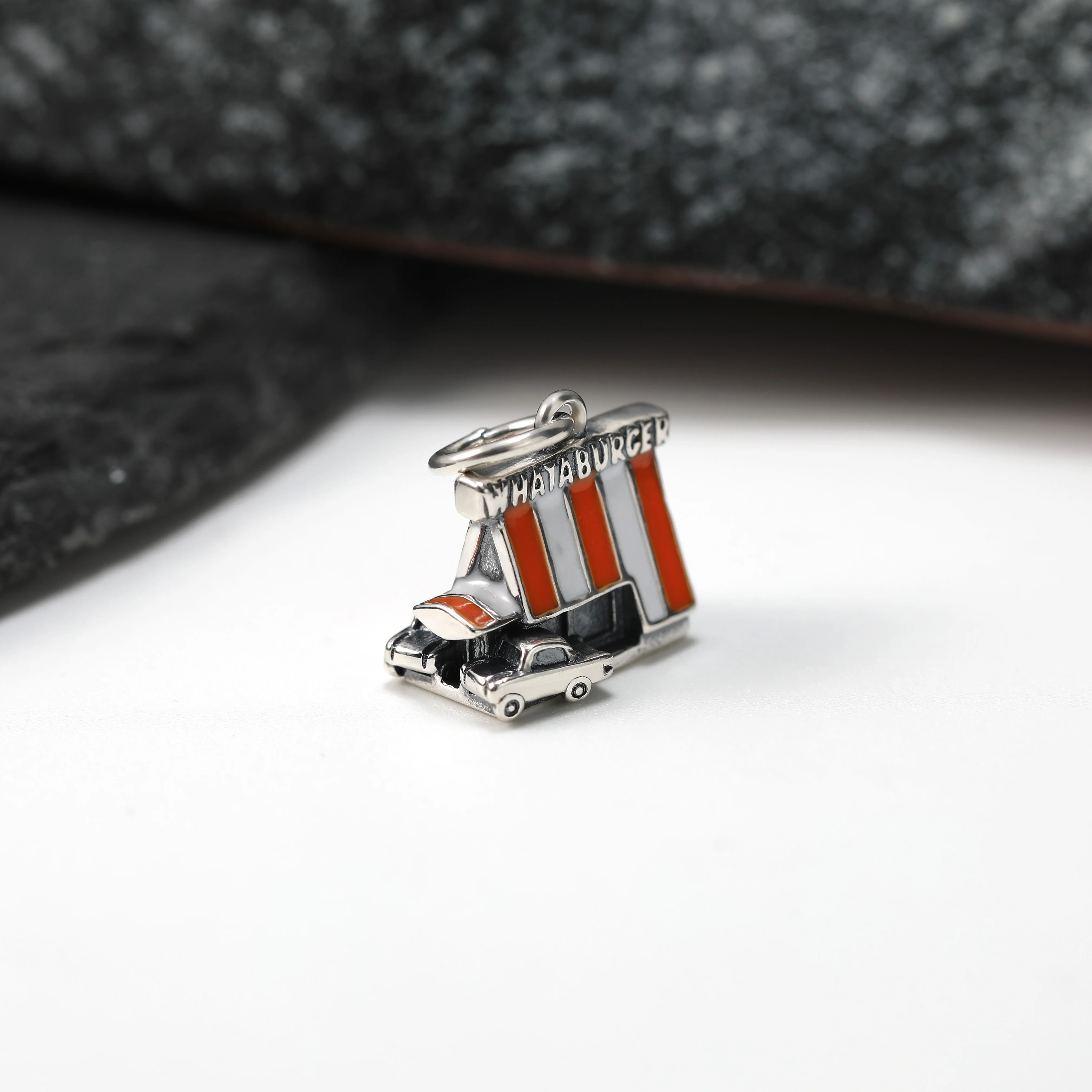 

DJ482 Enamel Whataburger Original A-Frame Charm