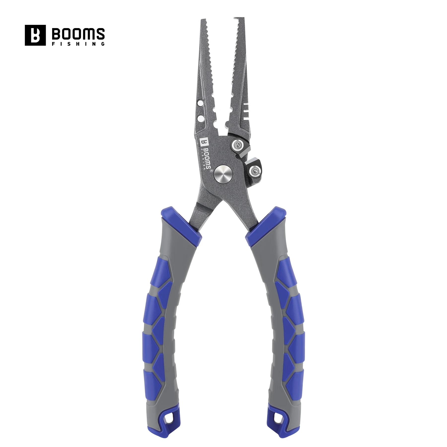 

Booms Fishing XW12 Carbon Steel 8.5in Fishing Pliers Braid line Cutters Crimper Hook Remover Multifunctional Fishing Gear Tools