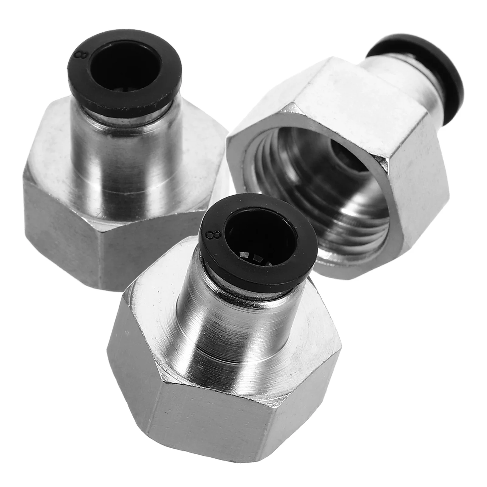 

3 Pcs Air Precision Thread Flexible Adjustment Compatible Materials Hose Connectors Plumbing Fittings Air Compressor
