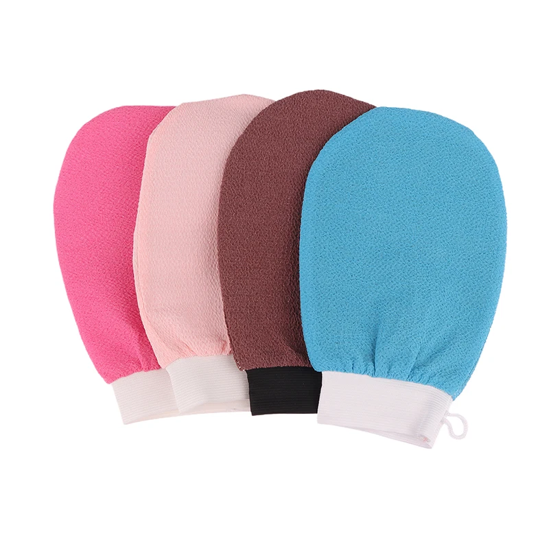 Double Side Bath Shower Towel Glove Exfoliating Durable Scrub Remove Dead Skin Body Deep Cleansing Towels Household