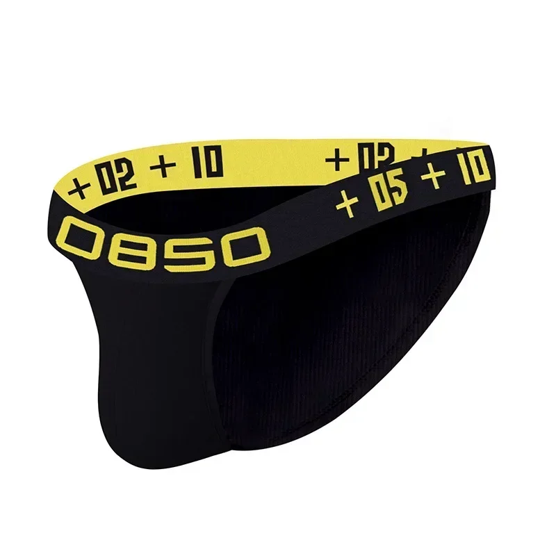 Intimo da uomo a triangolo gay con perizoma alla moda a vita bassa e spacco alto BS3517