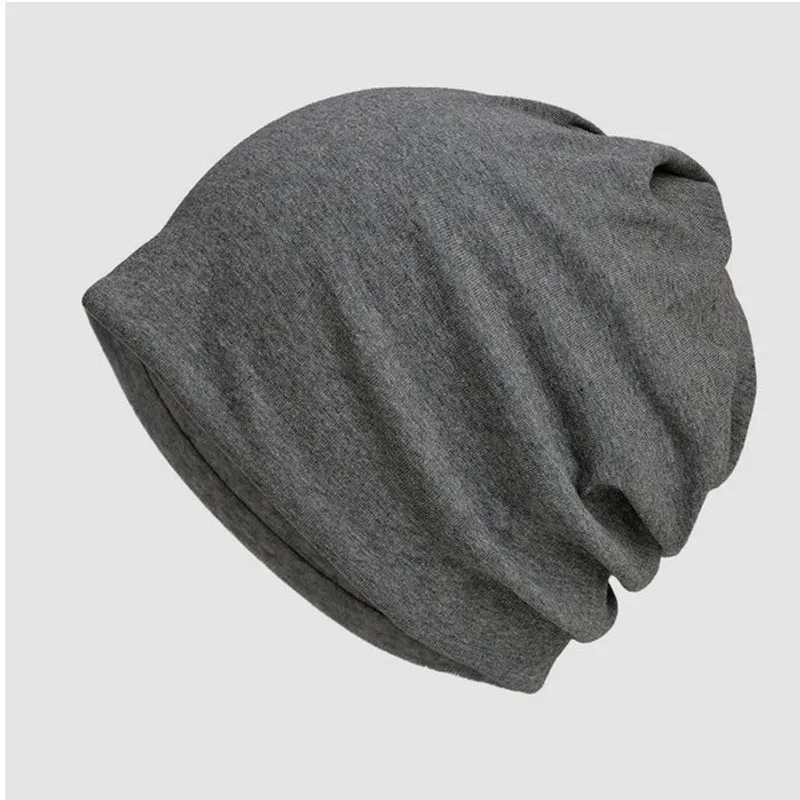 New Satin Lined Hair Bonnet Hat For Women Men Bamboo Cotton Elastic Night Sleeping Cap Silk Skullies Beanie Hat Curly Hair Head