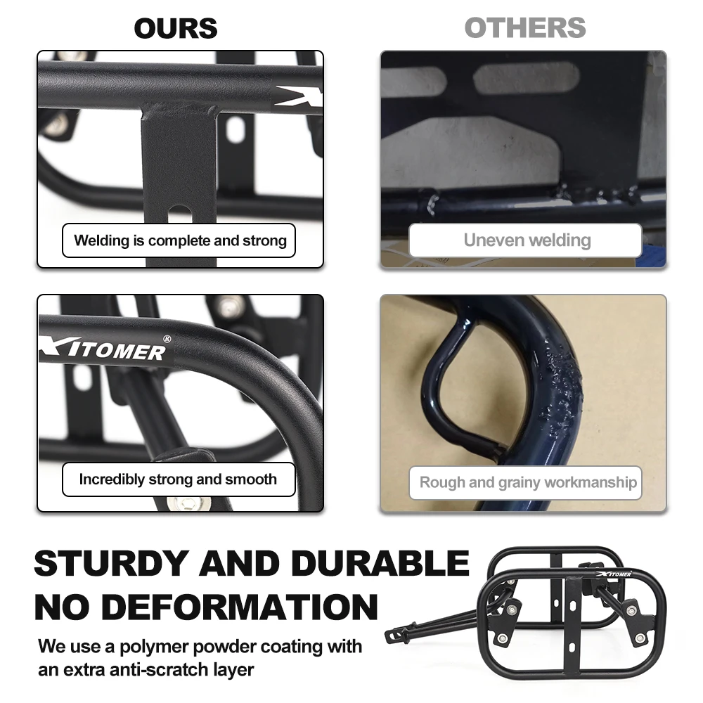 رفوف الأمتعة الجانبية للدراجات النارية لهوندا CB500F CBR500R 2019-2024 CB500 الدبور 2024-2025 السرج دعم القضبان جبل بين قوسين #5