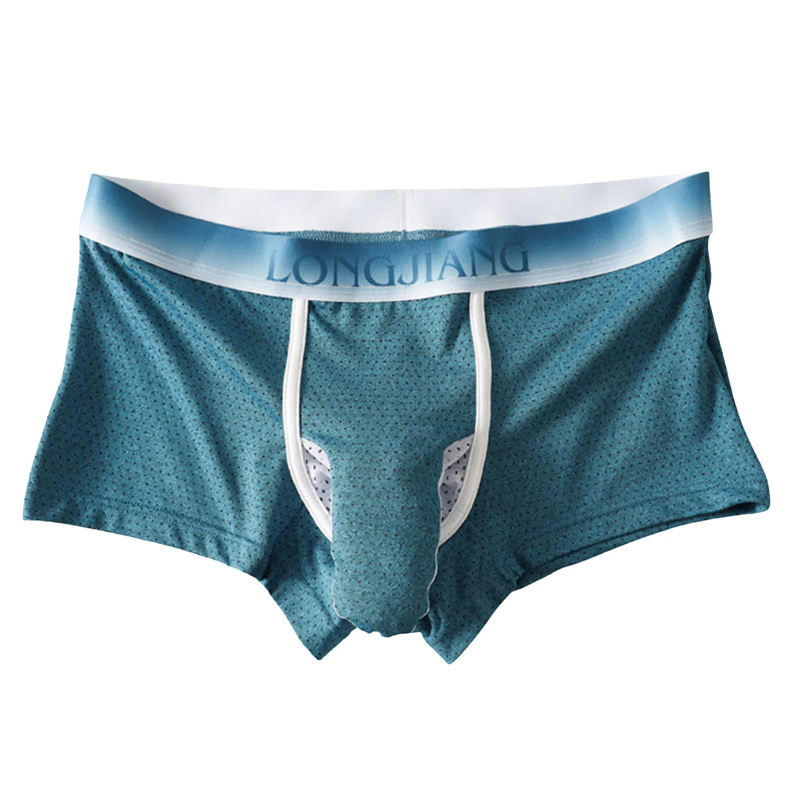 Celana Dalam Pria Model Kantong Renda Desain Gajah Seksi Berlubang Bernapas Model Mid Rise