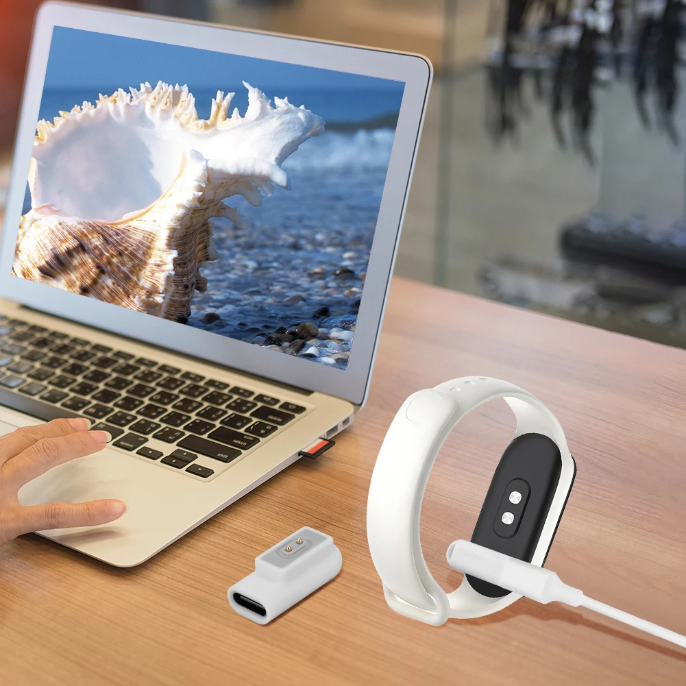 USB C أنثى إلى Xiaomi/Redmi ساعة شاحن موصل نوع C محول محول شاحن مغناطيسي ل Xiaomi Mi Band 8 Pro