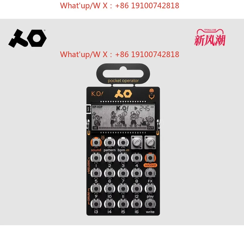 Pocket Synthesizer PO-33 K. O! Convenient Sampler Sequencer
