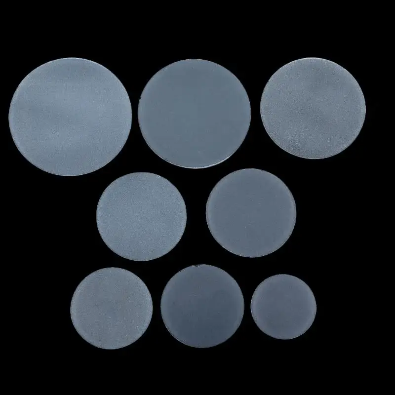 5PCS Matte Glass Round Flat Semitransparent Frosted Glass Lampshade For LED Lamp Down Light Flashlight