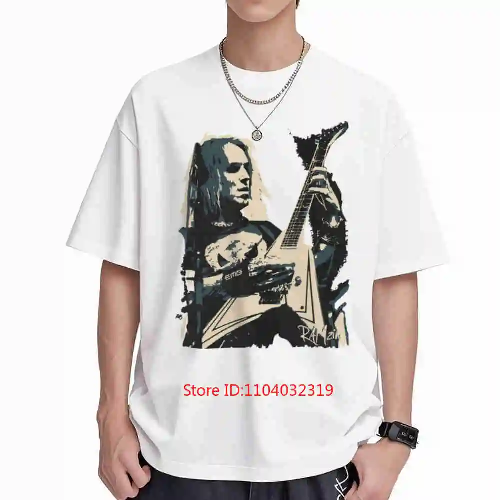 Alexi Children Of Bodom Rocking Out Short Sleeve Tee 100% Cotton T-Shirt
