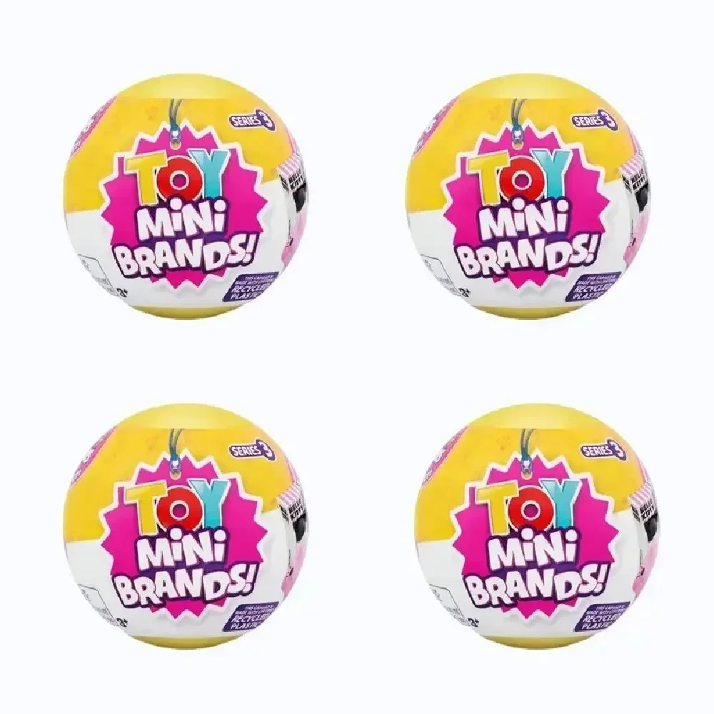 Zuru الماركات الصغيرة اللعب سلسلة 5 مفاجأة الماركات لعبة لطيف الأطفال اليدوية DIY بها بنفسك تخمين كرات الاطفال الهدايا الأصلي صندوق أعمى غامض #3