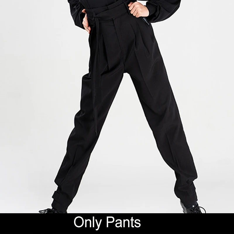 Jongens Latin Dane Prestatiekostuum Vleermuismouwen Tops Hoge taille broek Ballroom Tango Danskleding Kinderen Oefenkleding VDB7859