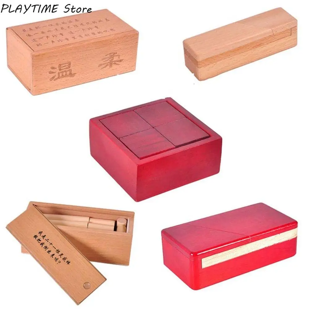 

Unlock Wooden Brain Teaser Puzzle Luban Lock Opening Puzzle Box IQ Puzzle Mind Brain Teaser 3D Brain Teaser 3D Wooden Puzzles