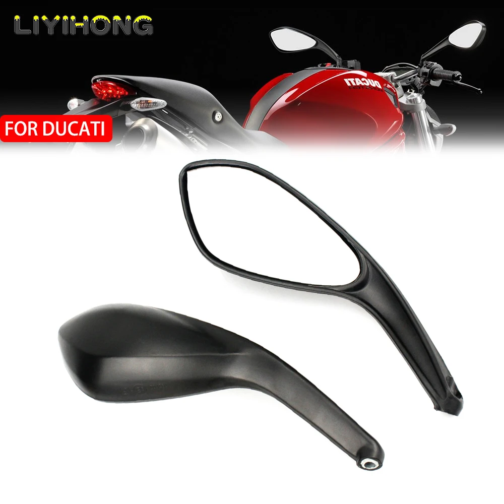 

Rear Side Rearview Mirrors For DUCATI MONSTER 696 795 796 1100/S/EVO Motorcycle Accessories Brand New mirror Side Mirrors