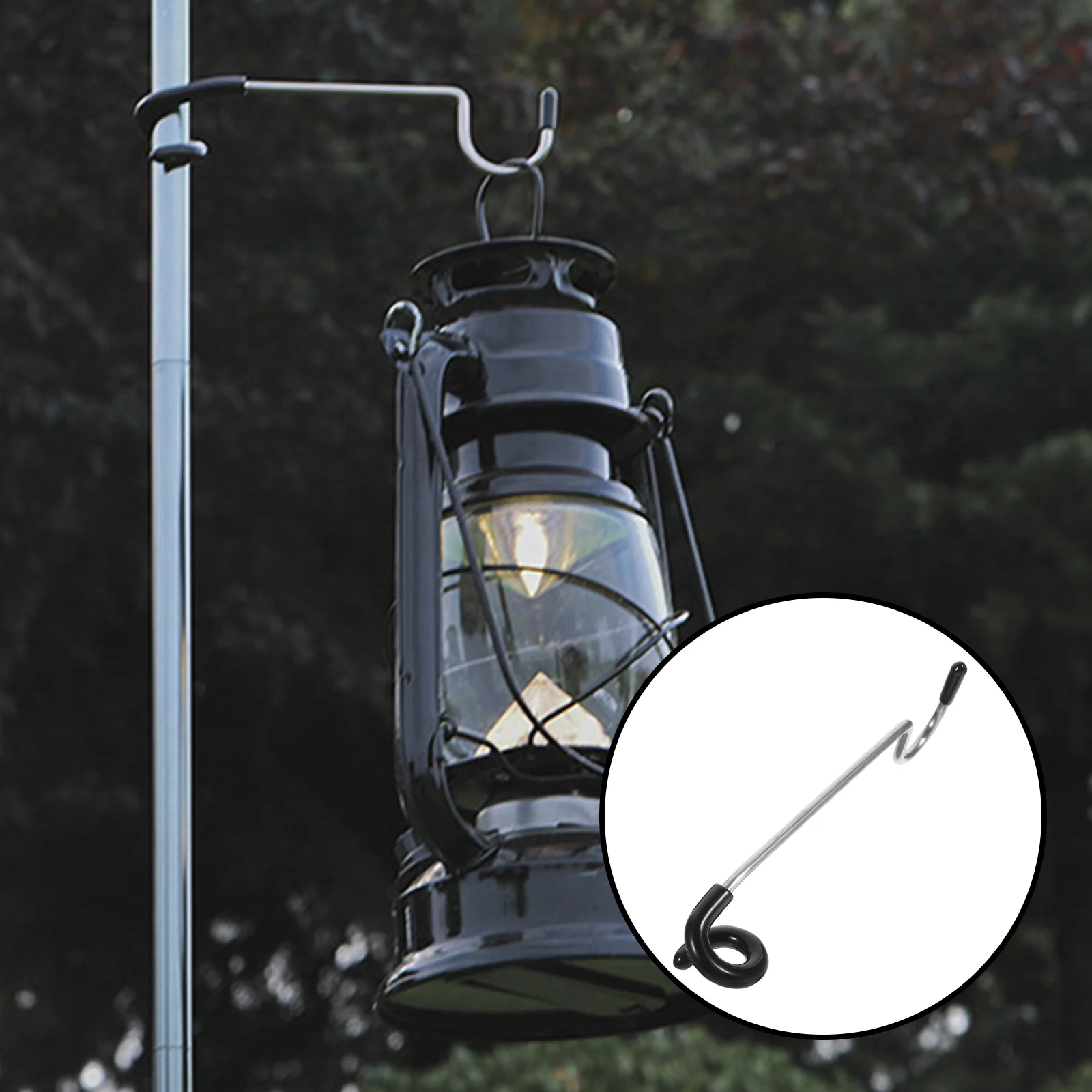

3pcs Stainless Hooks Camping Light Tent Lantern Tent Lamp Hooks Spiral Hangers Outdoor Gear Travel Fishing Supplies