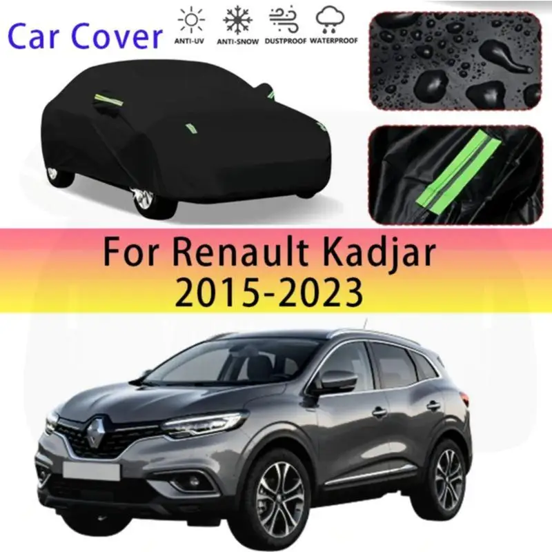 

For Renault Kadjar 2015 2023 Outdoor Full Car Cover Waterproof Dustproof Snow Sunshade Exterior Accessories Car Covers