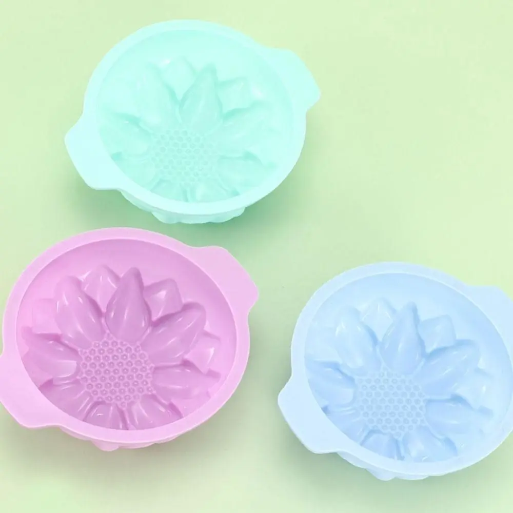 New Silicone Cake Mold DIY Baking Nonstick Nonstick Bakeware Sunflower Cake Baking Mold