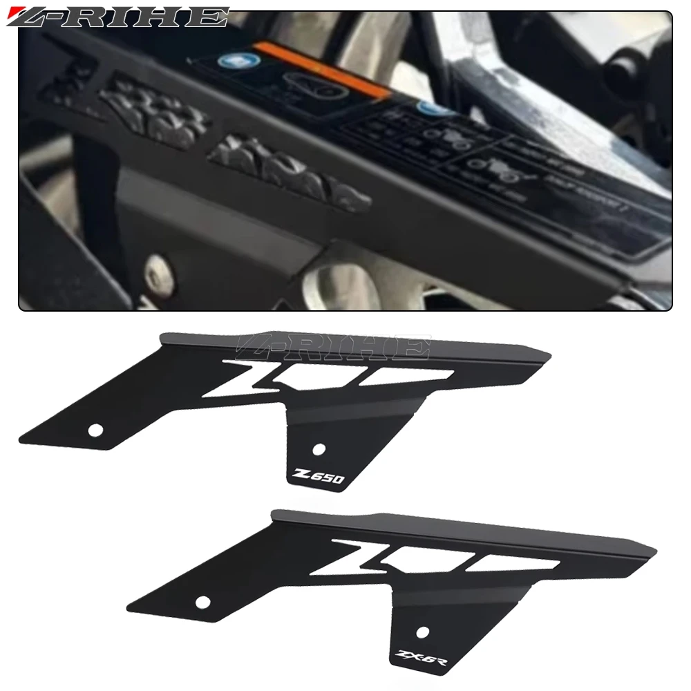

For Kawasaki Z650RS Ninja650 Z650 ZX-6R Wheel Slide Sprocket Chain Guard Protector Ninja 650 KLX140R Accessories 2022-2024 2025