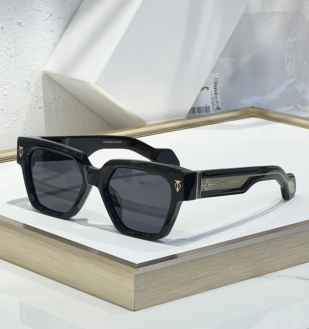 

Солнцезащитные очки T-HEN UTOPIA, размер 53-19, высшего качества, для мужчин и женщин, классические, в стиле панк, роскошные, из ацетата и титана, дизайнерские оправы