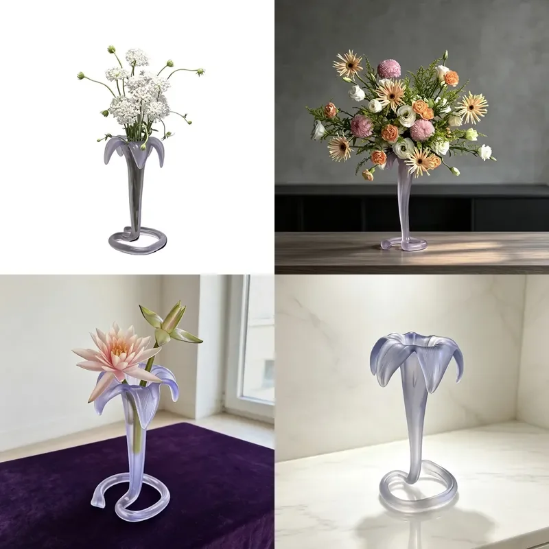 for Medieval Niche High End Iris Vase Model Room B B Living Room Bedroom Bedside Art Flower Ware Decoration